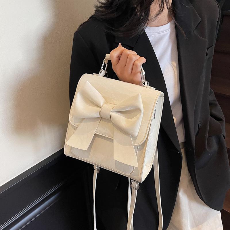 Backpack Women's 2025 New Summer High-end Niche Design Bow Travel Backpack