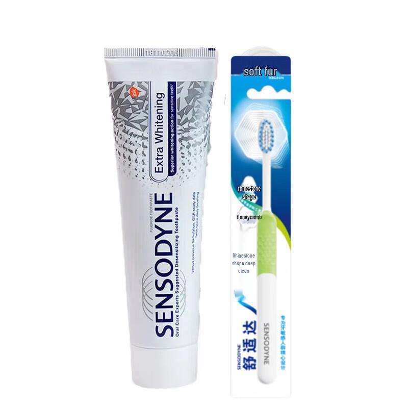 Sensodyne Whitening Sensitive Toothpaste with Toothbrush