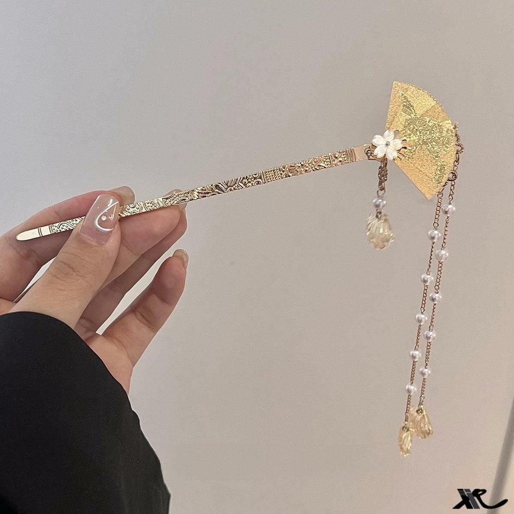 Tassel Flower Hairpin: Elegant Chinese Style Hanfu & Qipao Hair Accessory for Women