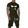 Men's Loose Fit Short Sleeve T Shirt and Shorts Set Casual Two Piece Outfit Comfortable Summer Wear Breathable Fabric Suitable for Outdoor Activities