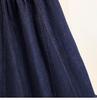 Spring/Summer Plus Size Elastic Waist Denim Skirt: Figure-Flattering, Tummy-Concealing, Fashionable Ruffle Hem for Women