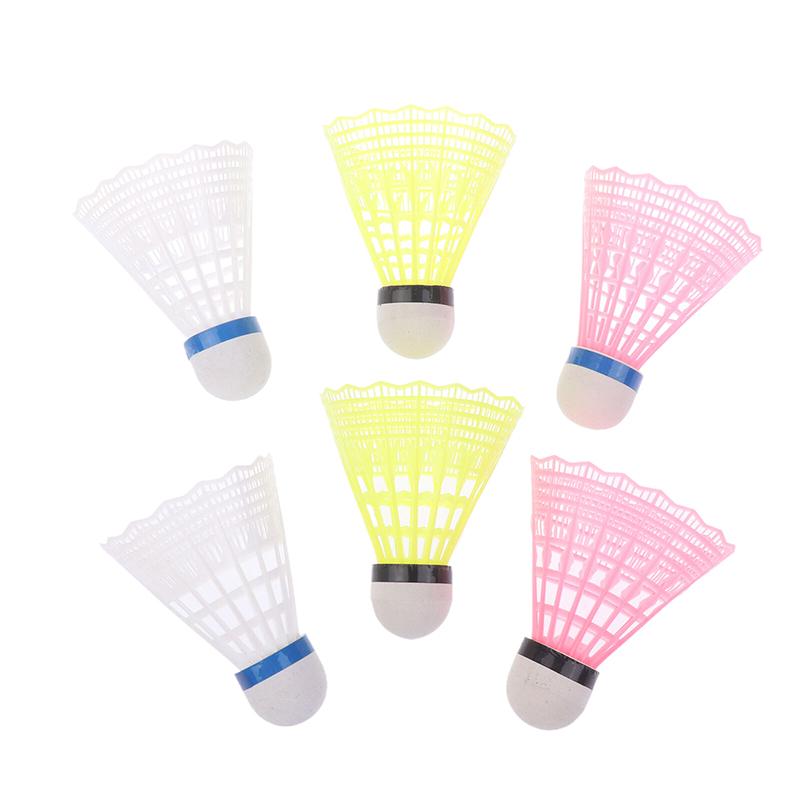3Pcs Nylon Badminton Practice Ball Training Shuttlecocks With Great Stability Durability Indoor Outdoor Sports Training Balls