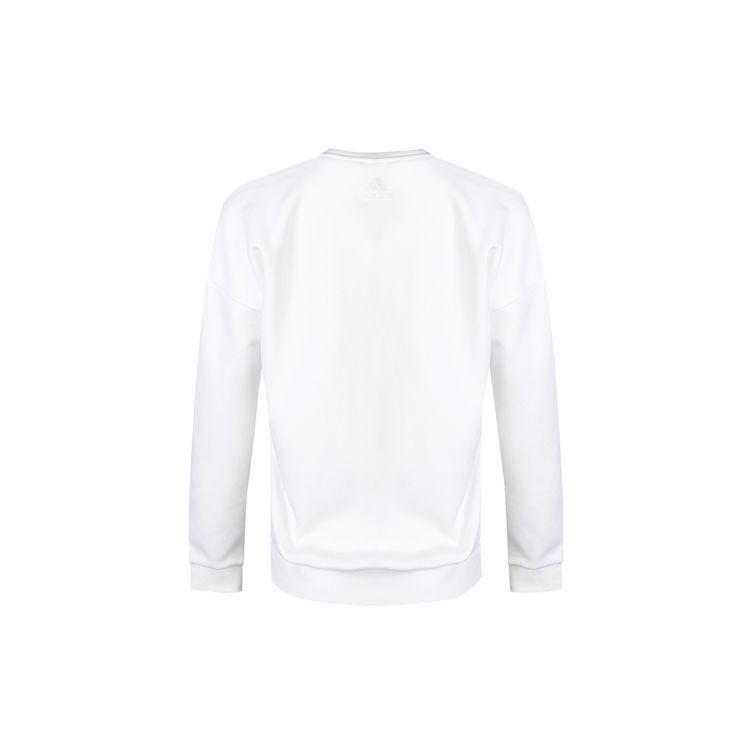 adidas Lässiger Sportpullover mit Rundhalsausschnitt Damen Sweatshirt Weiß GF0167