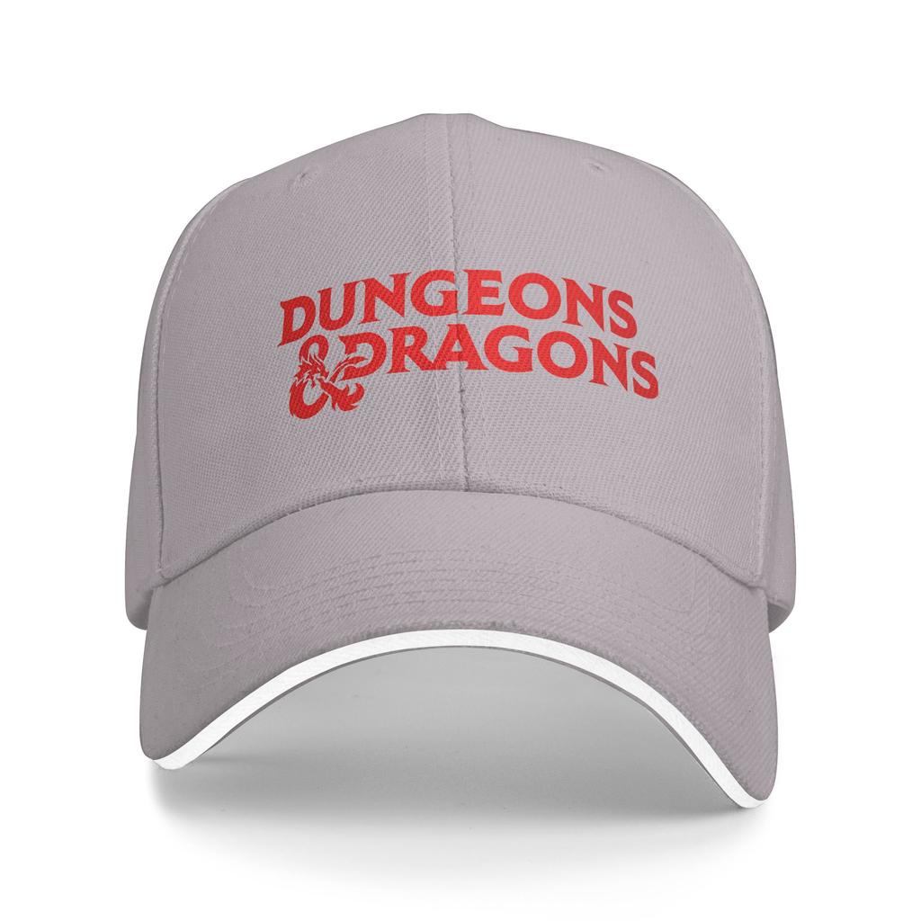 Dungeons Dragons Logo 2 Baseball Cap Female Male Print Trucker Hat Summer Fitted Retro Outdoor Gym Sun Snapback Cap