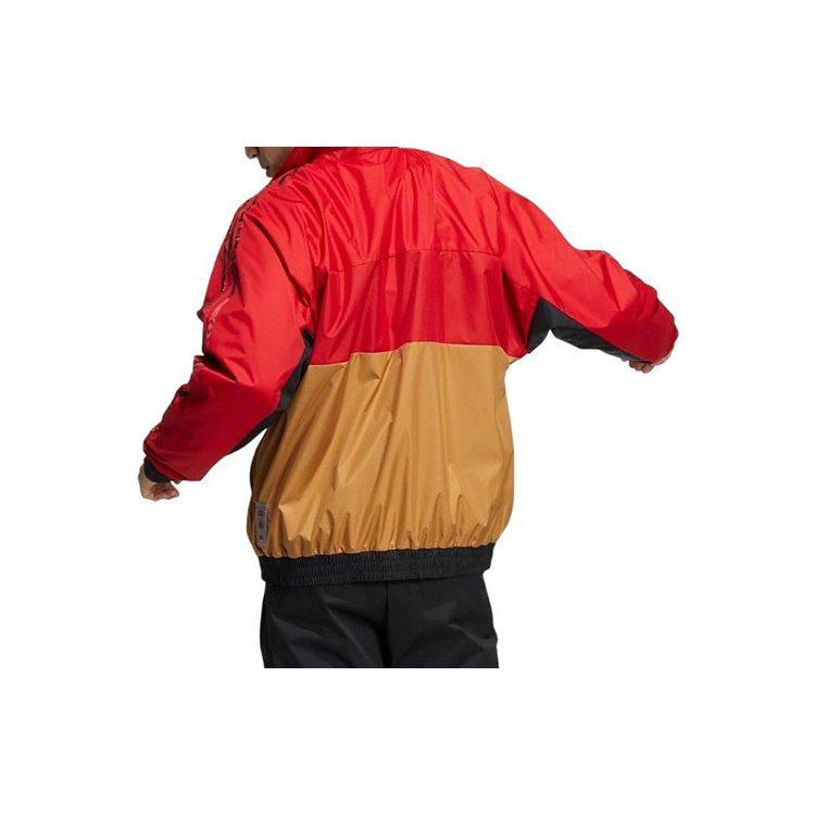 Adidas Jackets Men's Red Stand Collar Moderate Other HI3284