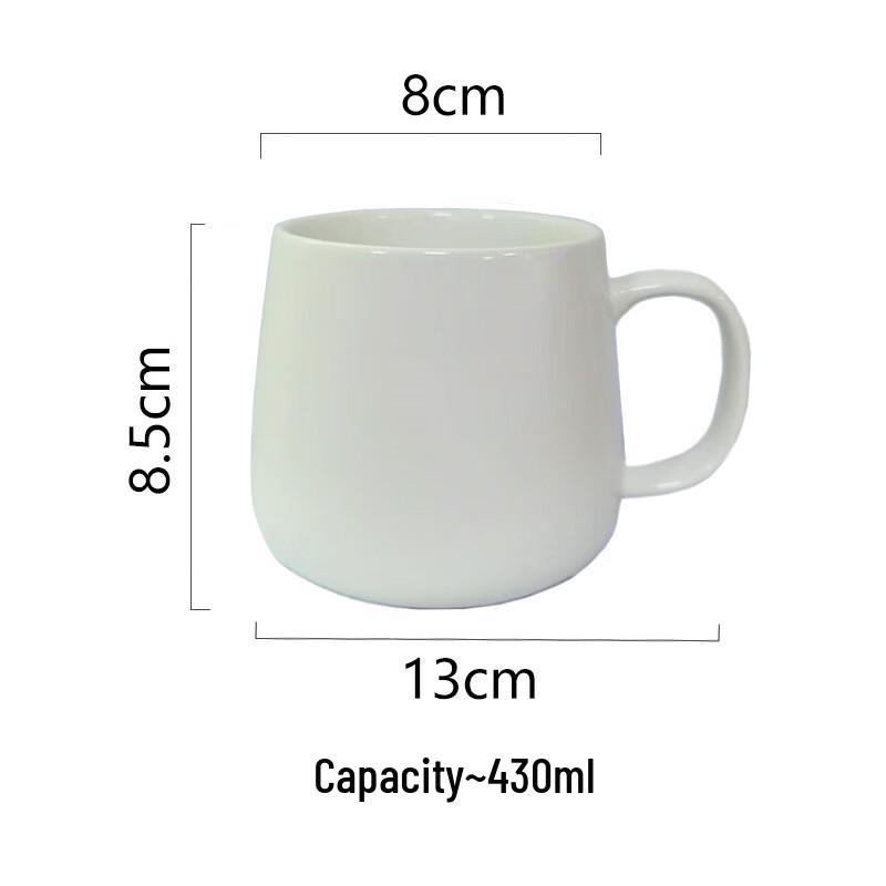 

Matte Ceramic Drum Coffee Mug