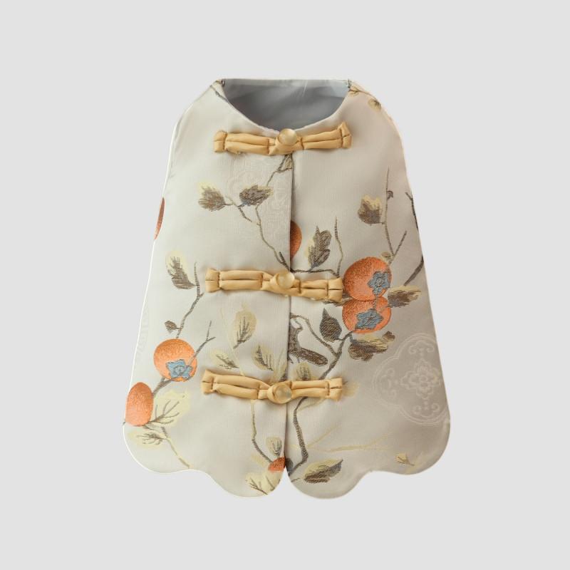 

Summer Dog Vest Chinese Tang Suit Pet Apparel Cat Puppy Yorkie Pomeranian Maltese Shih Tzu Poodle Bichon Schnauzer Dog Clothes S жовтий