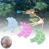 Non-Toxic Summer Silicone Swimming Hand Fins Special Equipment For Teenagers Adults Children Freestyle Paddling