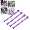 4PCS Heat Resistant Wine Glass Holder Adjustable Purple Silicone Wine Glass  Home Bar