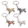 Keychain Pendant Zinc Alloy Texture Horse Charm Lightweight Portable Key Chain Backpack Bag Accessory