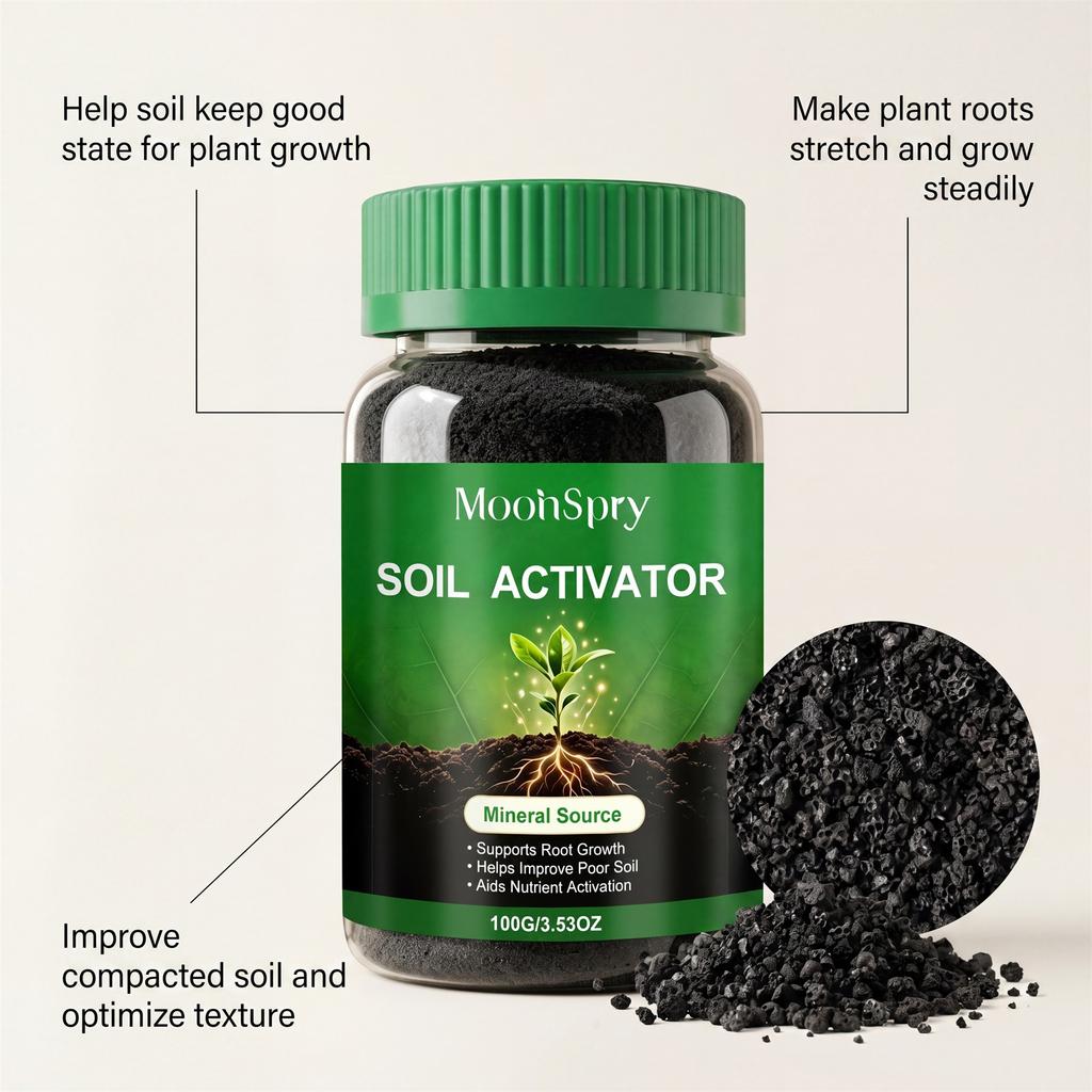 Soil Activator 100g for Home Gardening Flower Plant Fertilizer with Natural Organic Ingredients Enhanced Nutrient Absorption