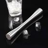 BJ Stainless Steel Ice Crusher Hammer, Ice Breaker, Juicer Stick, Shaker Cup Muddler, Lemon Tea Tool, Ice Crusher Hammer, 26cm Long Versio