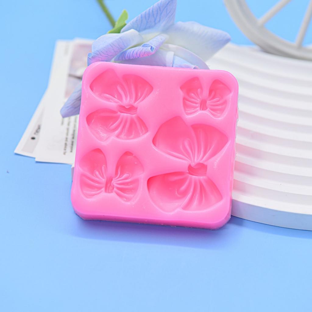 4 Style Butterfly Knot Silicone Molds DIY Cute Butterfly Cake Decoration Pastry Kitchen Baking Accessories Tools