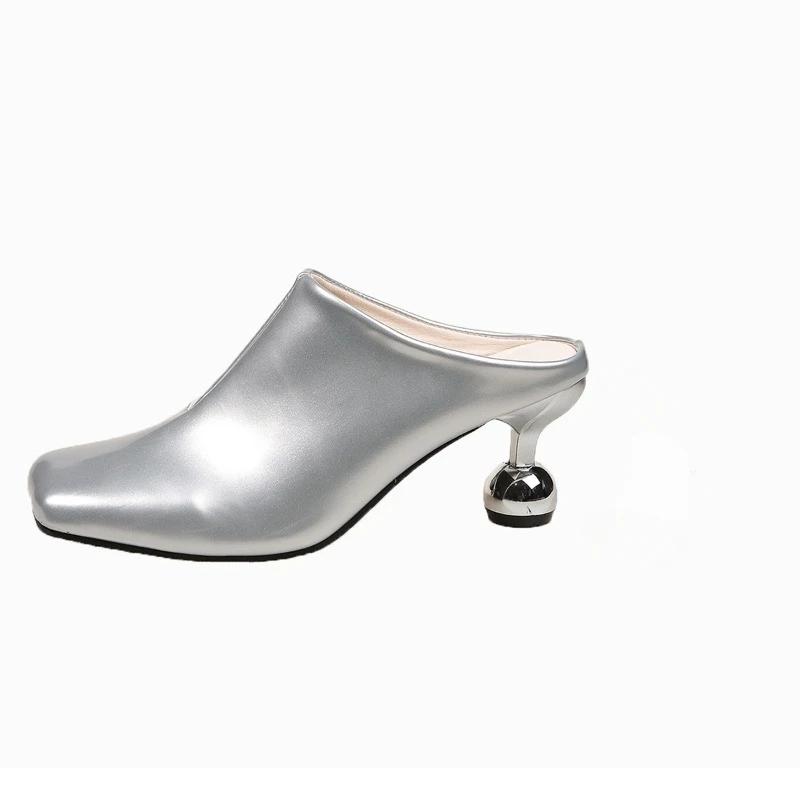 Fashion 2025 Brand Ladies Shoes Closed Toe Women's Slippers Fashion Plus Size Dress Slippers Women New Outdoor Best Seller High Heels