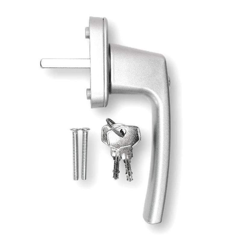 

Industrial Window & Balcony Door Handle Lock with Key Aluminum Window Grip Lock Upgrades for Enhances Home Security 1