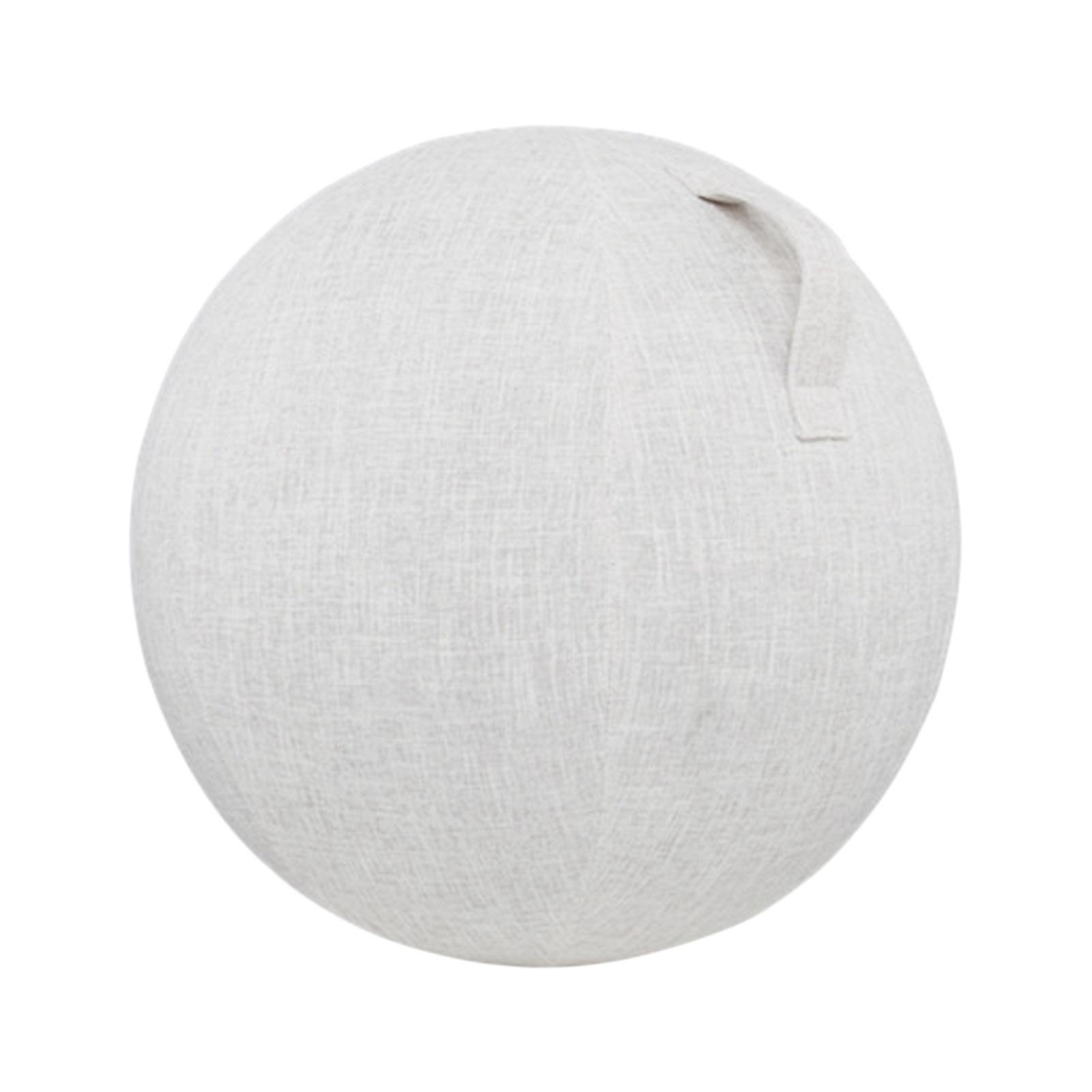 Kaisai Grey 55Cm 65Cm 75Cm Cotton+Linen Protective Yoga Ball Cover Exercise Ball Protection Skin Wrap Accessory