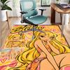Winx Club Pattern Rug, Indoor/Outdoor Mat, for Picnic, Gameroom, Bedroom, Office, Living Room, Home Decor Carpet, Birthday Gift