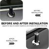 4PCS Car Door Lock Knobs, American Flag Lift Bolt Auto Inner Door Pull Pins, Carbon Fiber Decorative Door Lock Pull Pin Cap, Universal Car Interior