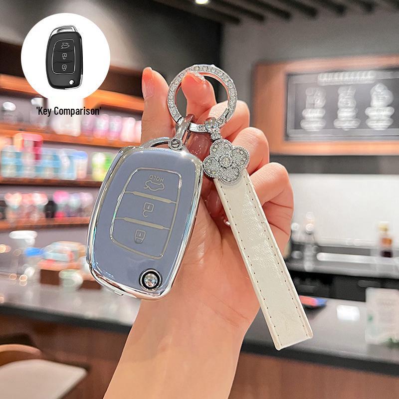 Hyundai Schlüsselhülle für ix35, Langdong, Lingdong, Mingtu, Elantra, ix25, Reina, Santa Fe, Fiesta