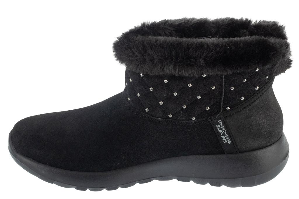 Skechers Slip-Ins: On-The-Go Joy - Cozy Shimmer, Womens black Winter boots