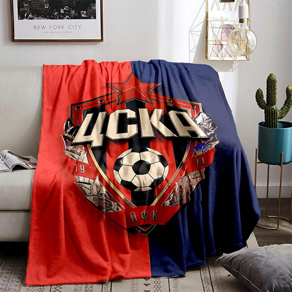 CSKA Soccer Emblem Blanket for all seasons blanket lunch break throw gift