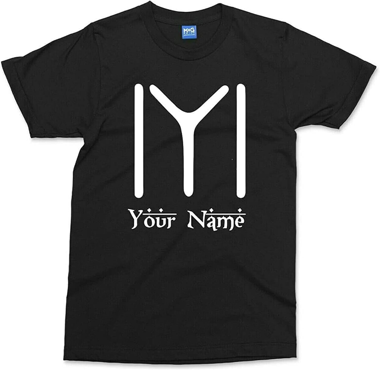 Men s Personalised Ertugrul T-Shirt Custom Name Bey Turkish Inspired Birthday Gift Top Black XS чёрный