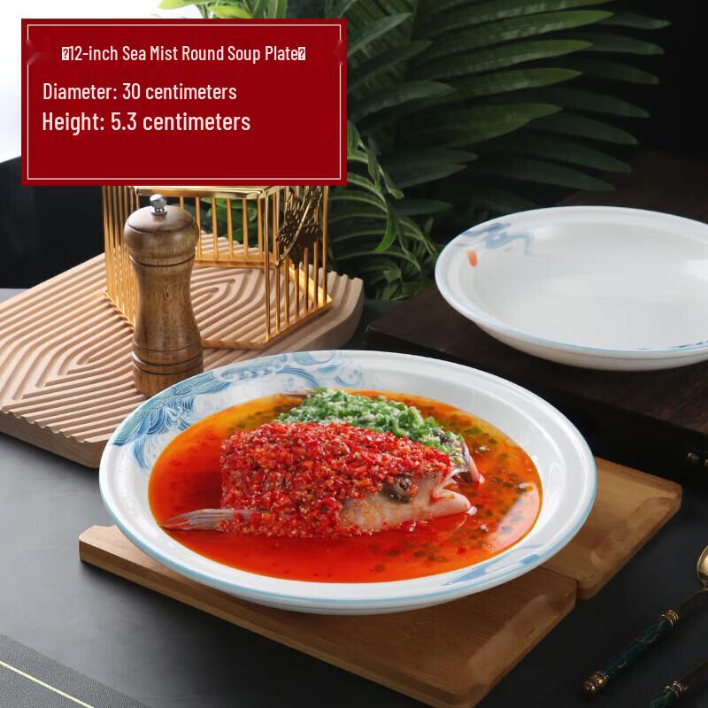 Shengxinhui Irregular Ceramic Deep Dish Plate