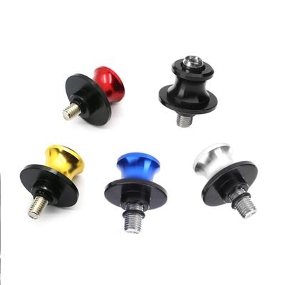 Schwingarmständer Schraube CNC Aluminium Motorrad Schwingarm Spulen Hinterradständer Schrauben Schieber M6 M8 M10 Motorradzubehör