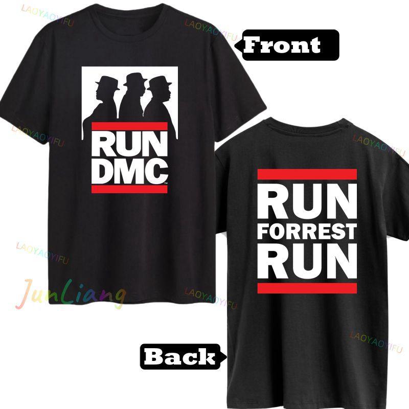RUN DMC Hip Hop Rock Shirt Fans gift unisex casual Fashion top Harajuku Y2K Street Top