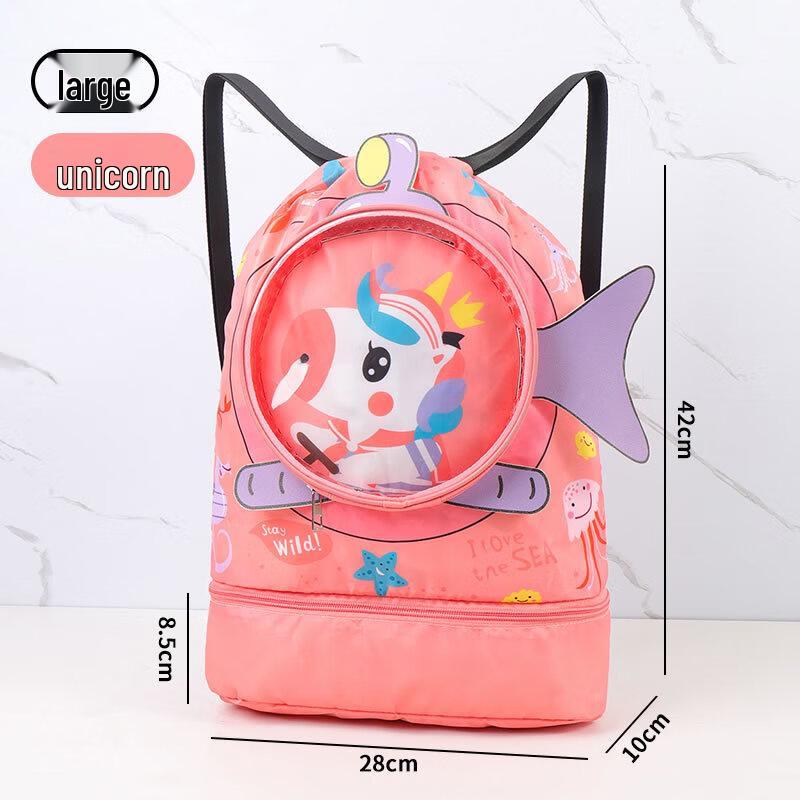 Waterproof Double-Layer Unicorn Beach Backpack