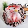 Cute Cartoon Pink Pig Umbrella Automatic Open/close, Sturdy Iron Frame & 8-Rib Struct, Umbrella for Women & Men, Christmas Gifts