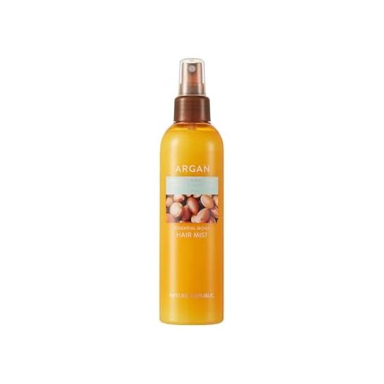 [NATURE REPUBLIC OFFICIAL] Nature Republic Argan Essential Moist Hair Mist 220mL Korean Cosmetics Korean Argan Oil Contains Beautiful Hair Lustrous