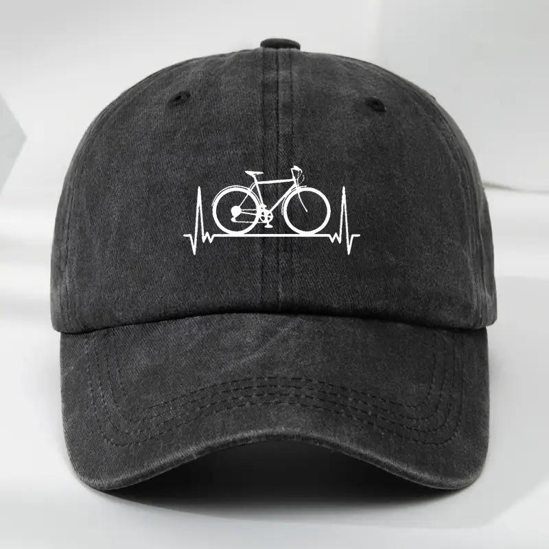 Spring and Summer Baseball Caps Men's and Women's Printed Soft Top Ins Versatile Washed Old Sunshade Cap Batch