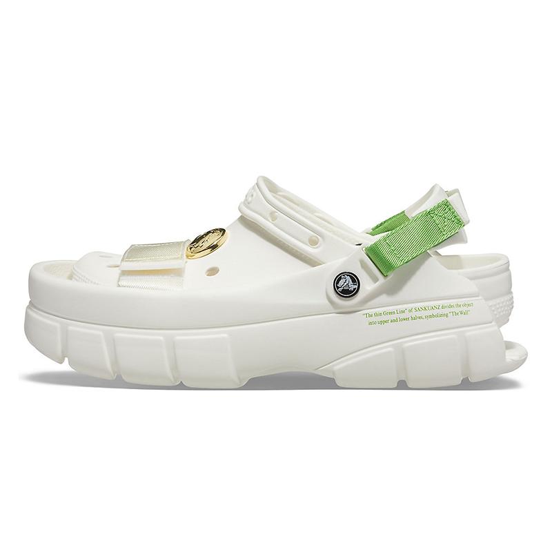 Crocs Sankuanz X Clog Hole sports beach sandals for men and women white