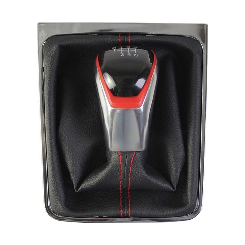 For VW PASSAT B6 B7 CC 2005-2013 New Gear Shift Knob MT Lever Change Stick With Gaiter Boot Cover