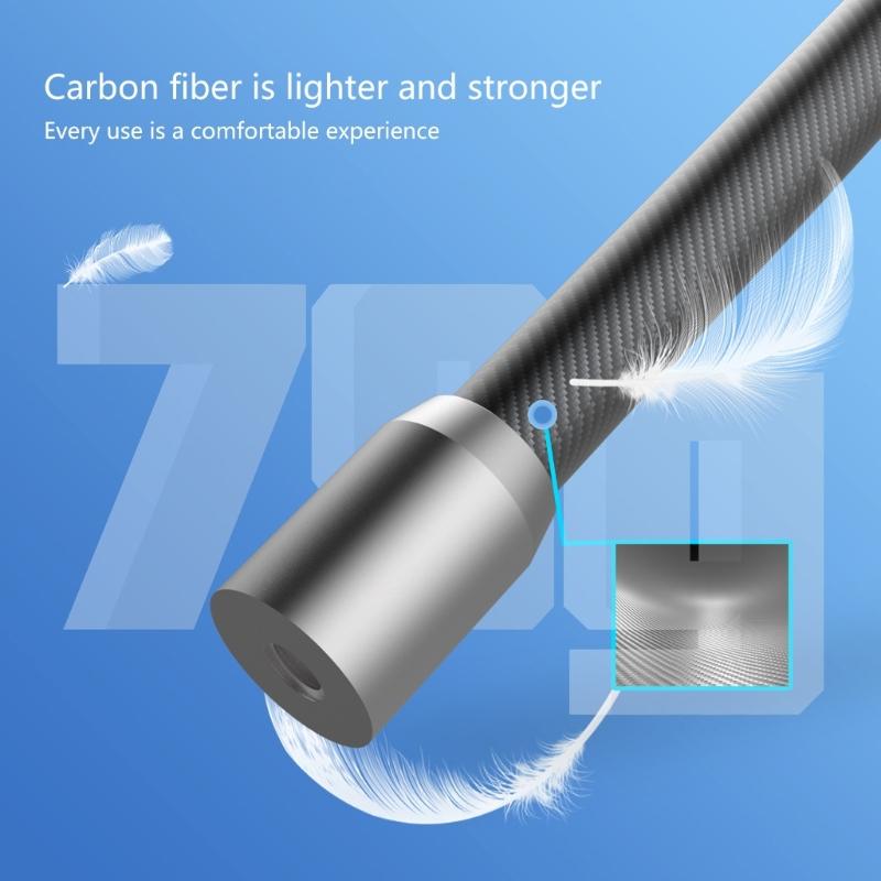 Portable Carbon Fiber Selfie Stick Extension Poles With 1/4 Screw Mount For Versatility Camera Recording MultiScene Vide