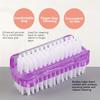 Double-Sided Nail Cleaning Brush | Manicure and Pedicure Tool | For Fingernails and Toenails - Art Lalic