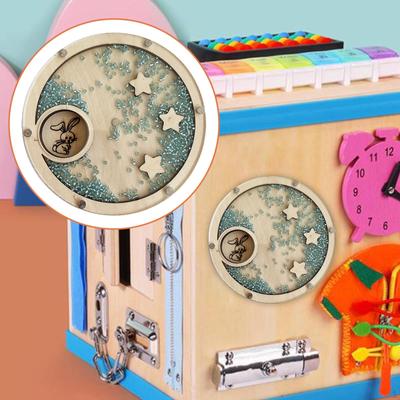 Busy Board Parts Motor Skill Parent Child Interactive Early Education Toys Hands On Cooperation for