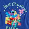 Sesame Street Unisex Adult Best Christmas Ever Characters Sweatshirt