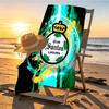Club Santos Laguna Print Beach Towel Design, Soft, Lightweight. for Home Bathroom, Spa, Pool, Yoga, Surfing, Camping, Gift for Family, Friend