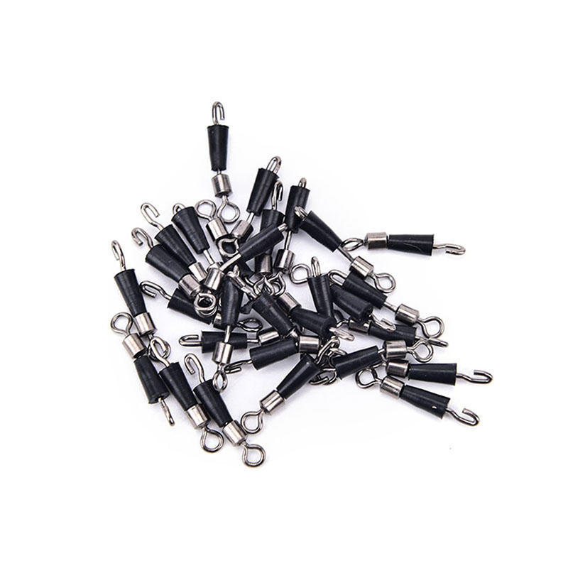 10pcs Ball Bearing Swivel Solid Rings Quick Fast Link Fishing Connector Hooks FL 10pcs Ball Bearing Swivel Solid Rings Quick Fast Link Fishing Connector Hooks FL