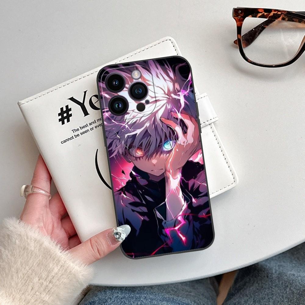 Hunter Killua Mobile Cell Phone Case for iPhone 15 14 13 12 11 X XR XS 8 7 Pro Max Plus Mini Black Soft Phone Cover Funda