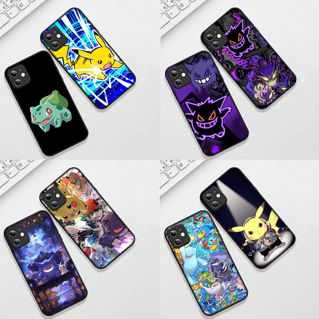 GO Gengar P-Pokemons P-Pikachus for Motorola Moto Edge 50 30 One Fusion 40 Neo Ultra Pro 20 Lite G50 G85 E15 E14 Phone Case