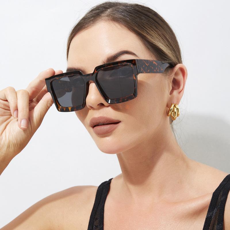 Nuevas Gafas de Sol Tridimensionales de Montura Grande Gafas de Sol de Moda para Mujer Gafas de Sol Clásicas de Tendencia para Mujer