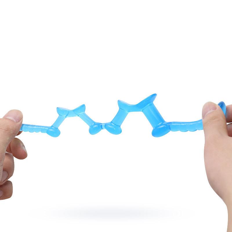 2 Stück Weiches Silikon Maniküre Pediküre Nägel Zehenspreizer Korrektur Flexibler Finger Zehenspreizer Trennung Begradiger Werkzeug