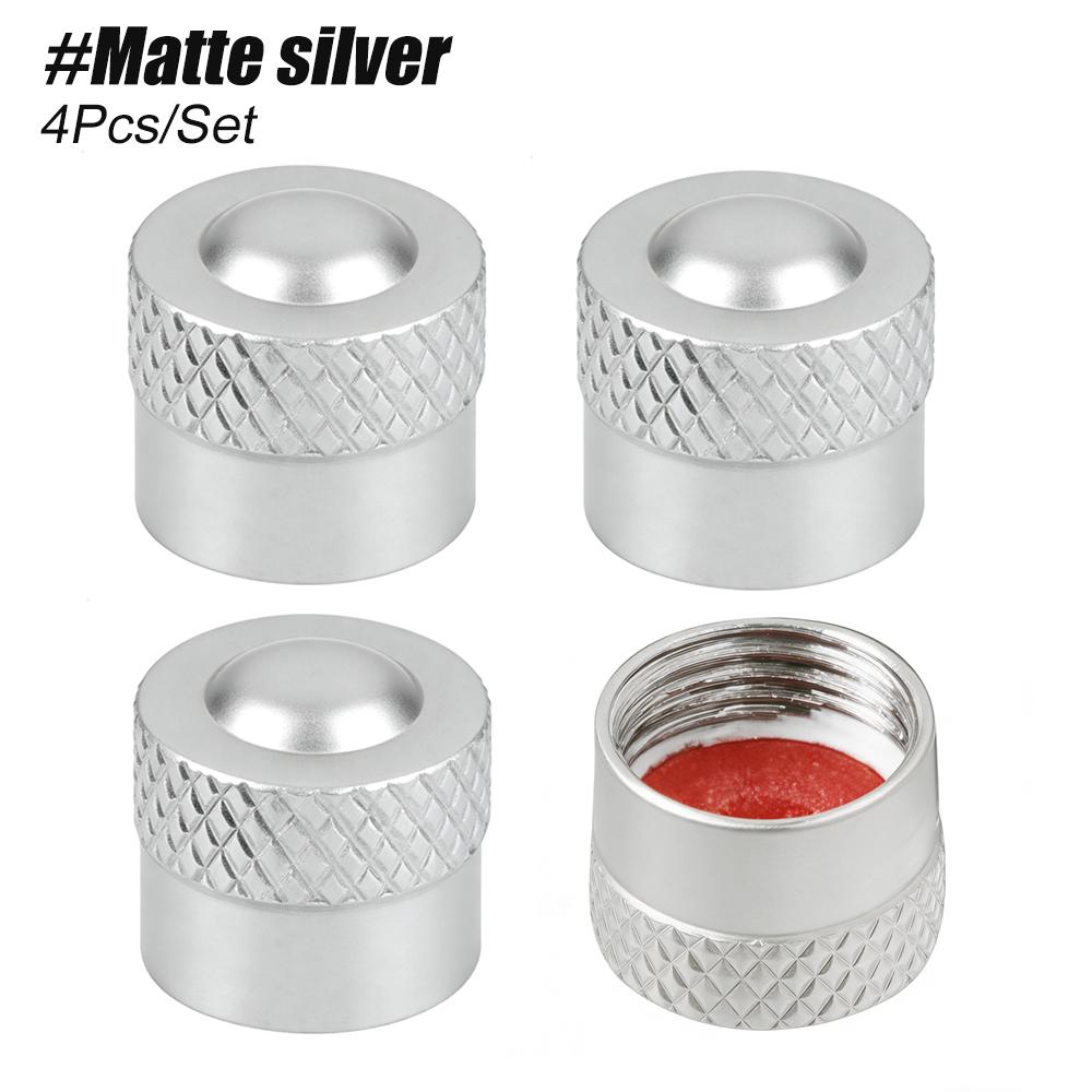 4PCS Tire Valve Stem Caps with O Rubber Ring, Tire Valve Caps for Car Tires Universal Stem Covers for Car Leak Proof Stem Cover