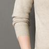 Mens Thickened Warm Half Turtleneck Knitted Sweater Casual Winter Pullover