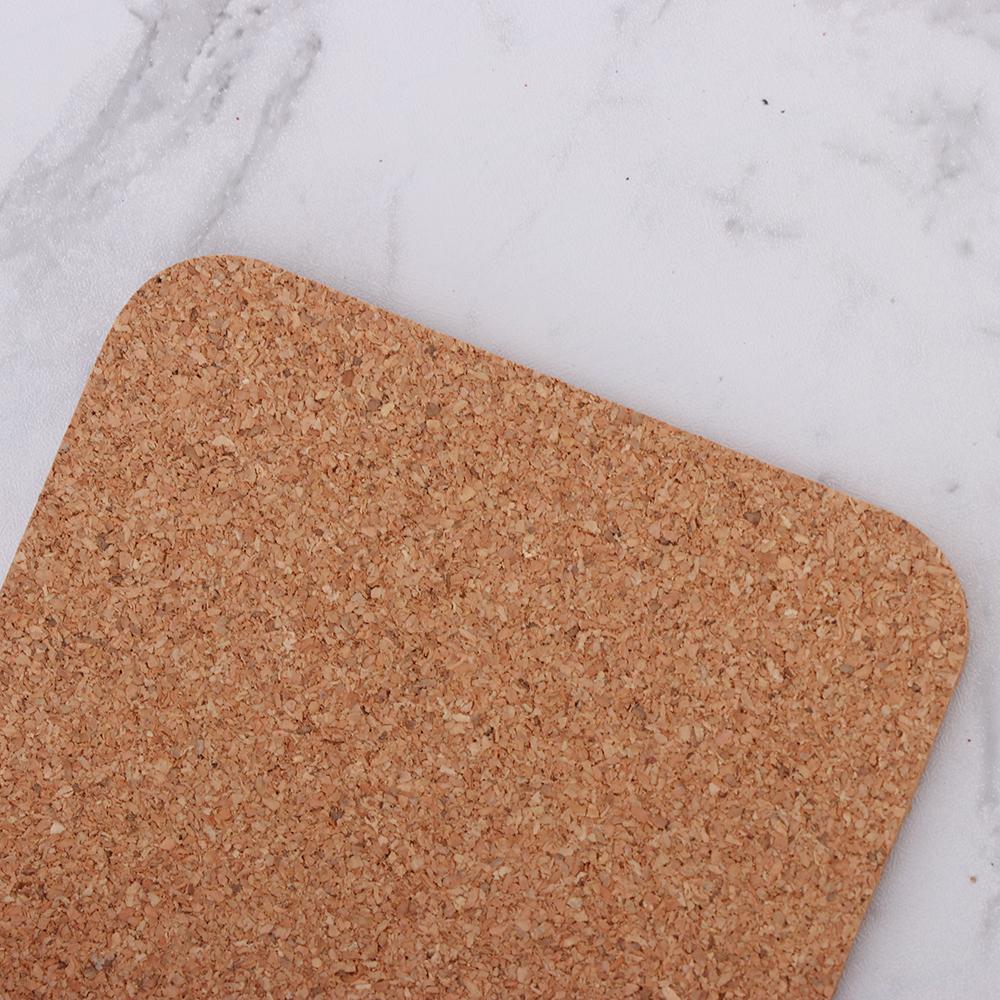 6Pcs Natural Round Wooden Non-slip Slice Cup Mat Coaster Tea Coffee Mug Drinks Holder for DIY Tableware Decor Durable Pad