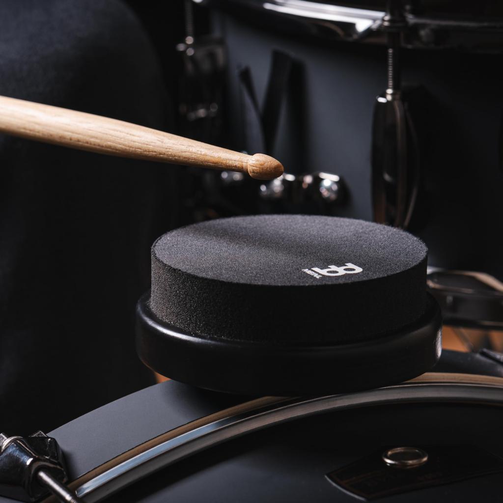 Meinl Percussion Practice Pad 4" Bass Drum Mounted Pad MBDMP4BK Black Hoop Mount