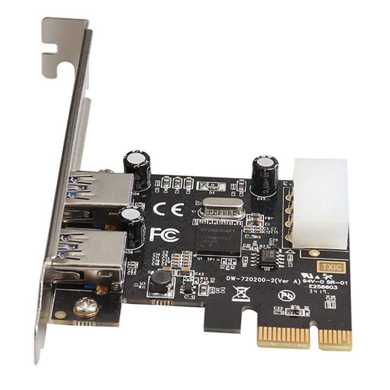 TXB047 PCI-E to USB3.0 Adapter Card USB3.0 Expansion Card for Desktop PC